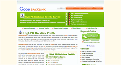 Desktop Screenshot of good-backlink.com